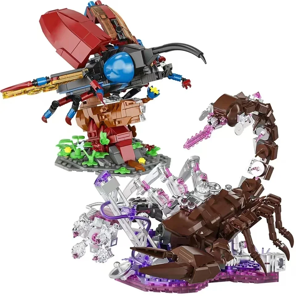 Ideas Series Semi Mechanical Desert Scorpion Building Blocks Creative Expert Insect  Model Bricks Toys For Boy Xmas Gift MOC