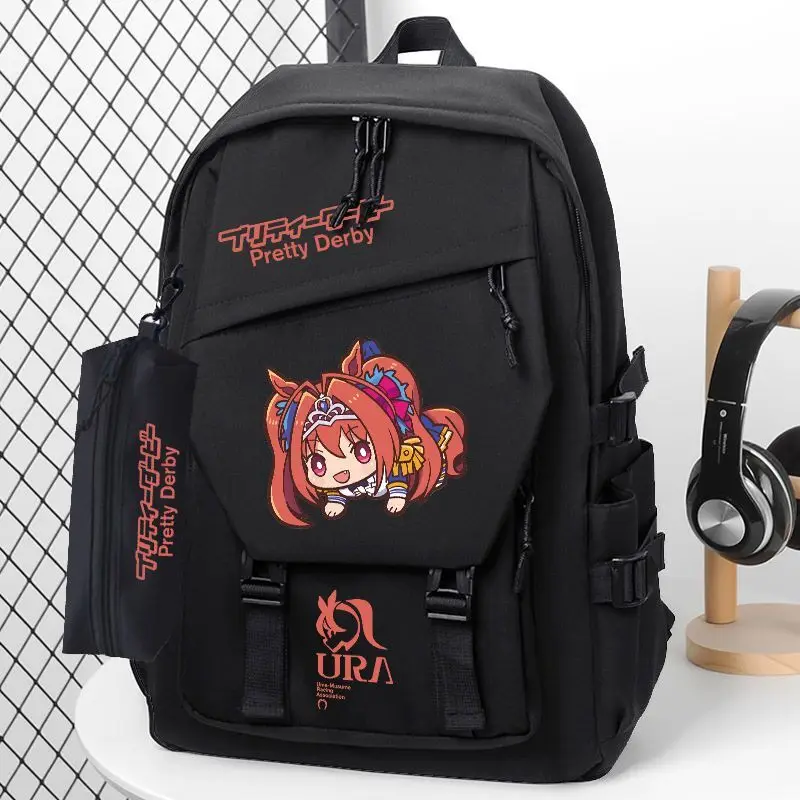 Pretty Derby Merchandise Student Large Capacity Cartoon Anime Trendy Fashion Backpack ANI