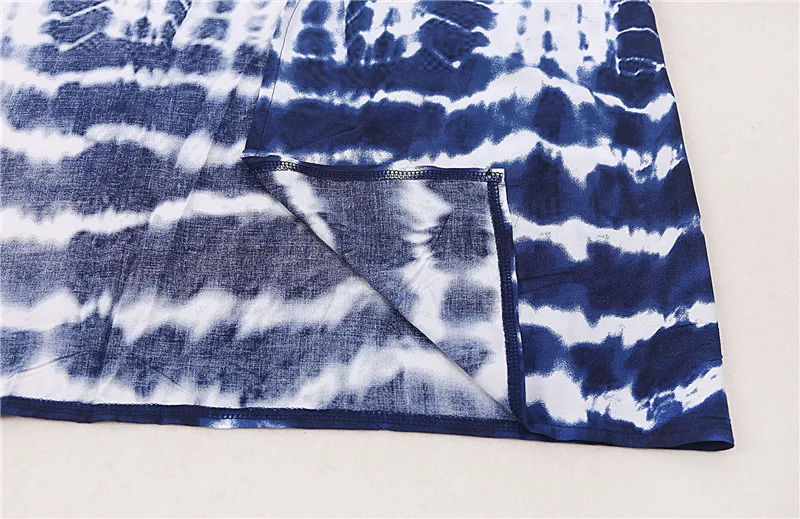 Langer Kimono-Badeanzug für Damen, stilvoller Batik-Badeanzug mit offener Vorderseite und Strand-Outfits – Detail 15