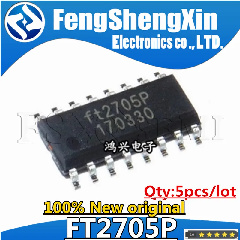5 uds 100% nuevo Original FT2705P FT2705 SOP-16 IC
