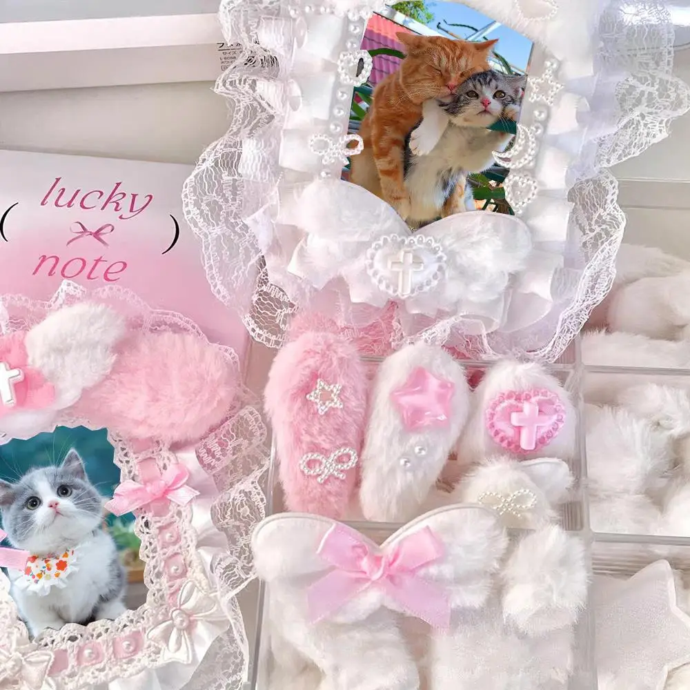 

DIY Plush Ear Crafts Materials Card Cover Decoration Handmade Cute Cartoon Craft Supplies Sewing Accessories Ears For Toys