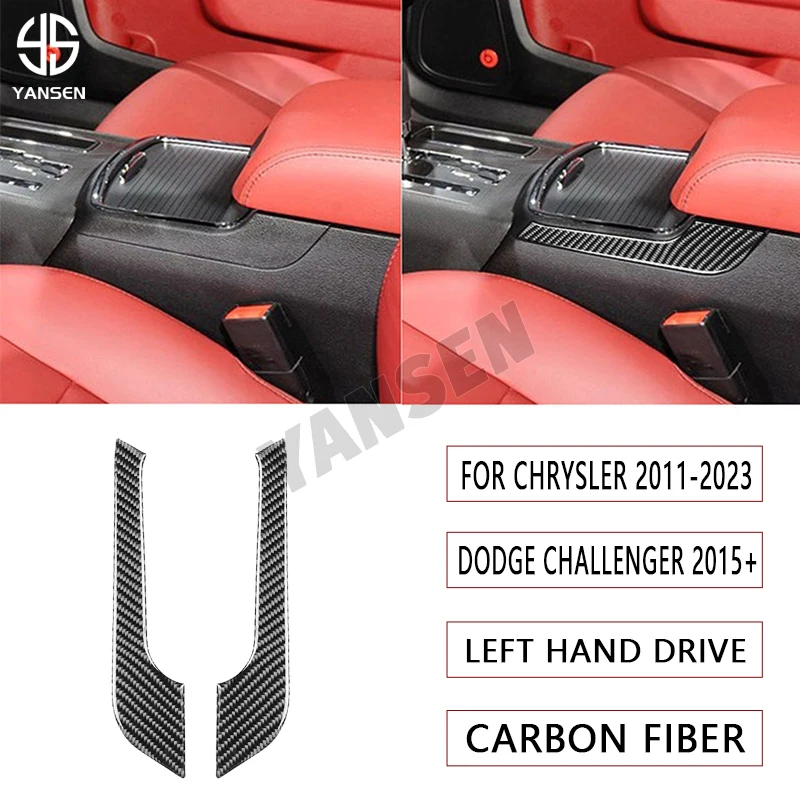 

Car Center Console Armrest Sides Panel Sticker For Dodge Challenger 2015+ For Chrysler 2011-2023 Accessories