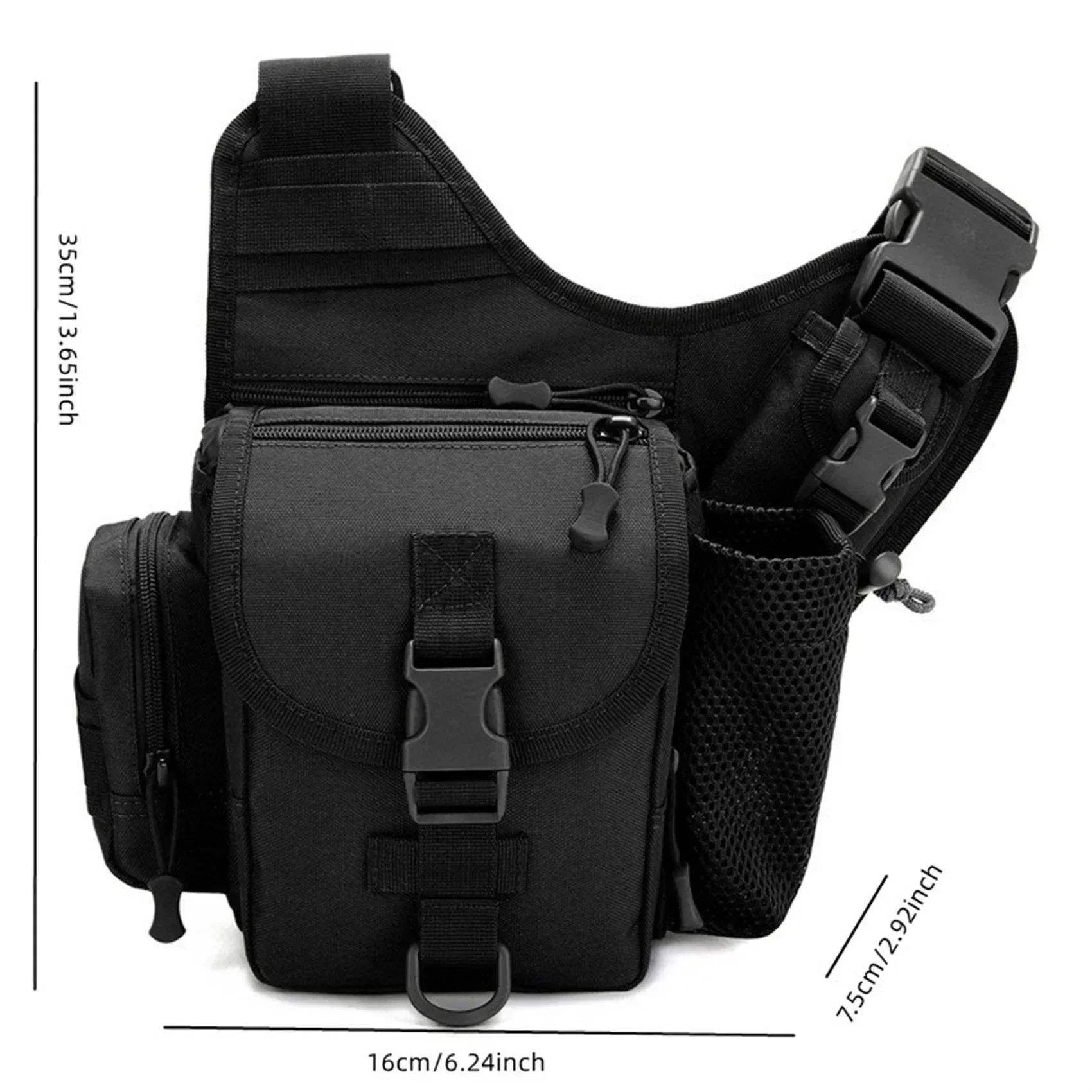 Outdoor One-Shoulder Crossbody Bag Chest Bag Hiking Cycling Bag Messenger Bags Sling Bag Men