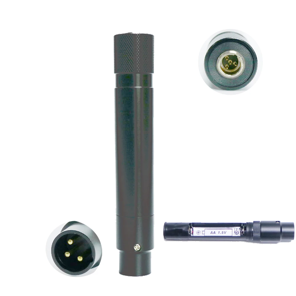 

Mini 4Pin TA4F To XLR AA Battery 1.5V Converter Adapter For Shure Microphone and RPM626 In-Line PreAmp Phantom Power