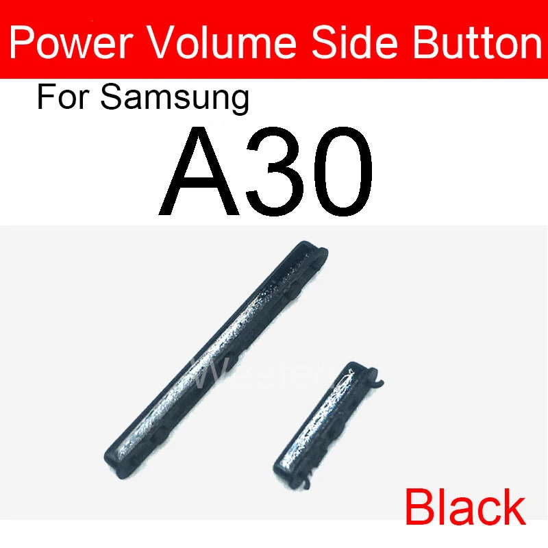 Side Power On Off Button Volume Key Switch Button For Samsung Galaxy A10 A105F A20 A205F A30 A305F A40 A405 A50 A505 A70 Parts