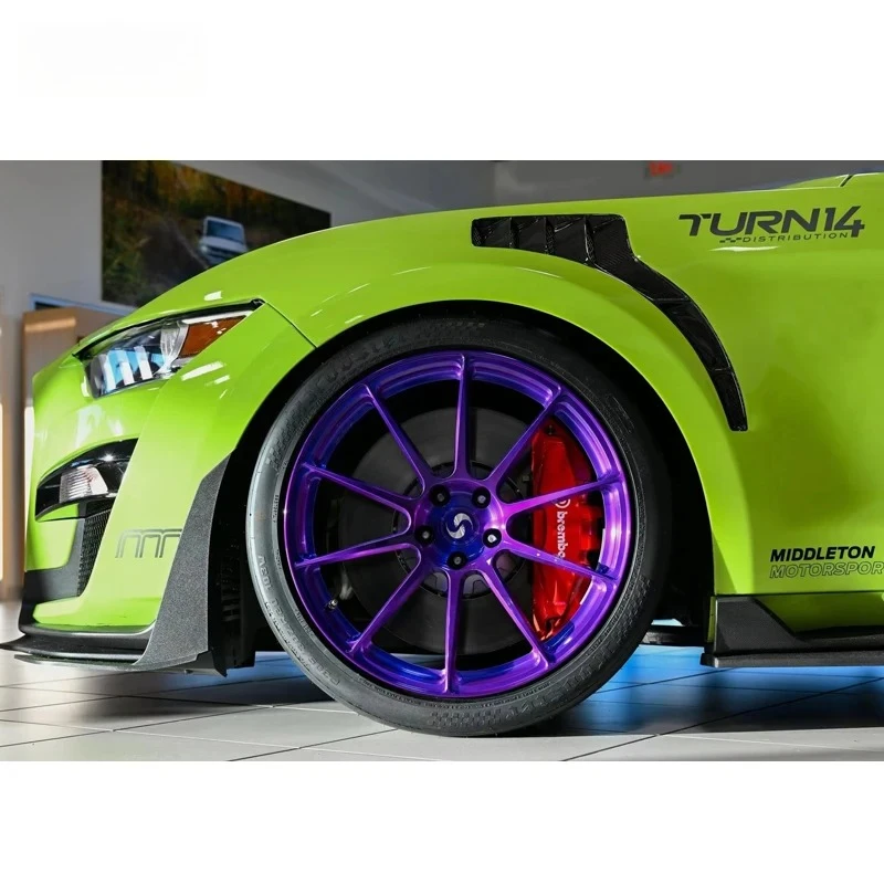 

High Quality Perforated Style Carbon Fiber Fender For 15-17 For Ford Mustang Special Modification Car Fenders