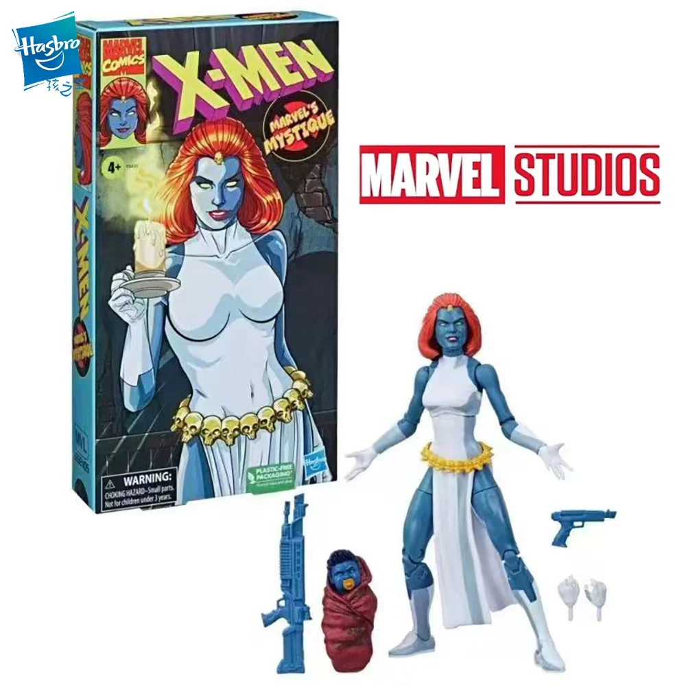 

Hasbro комиксы Marvel Legends X-Men, мистика Marvel 90-х, анимированные игрушки для детей 6, 16 см, подарки, коллекционные игрушки