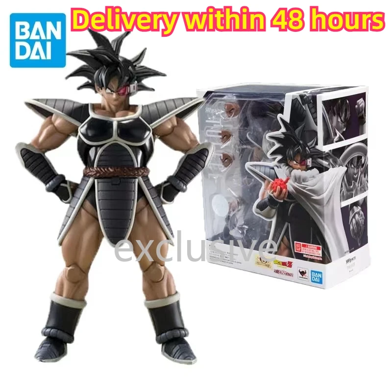 In Stock Bandai Genuine SHF Dragon Ball Z Super Saiyan  Turles TULECE Goku Anime Character Movable Doll Model Toy Gift Collect