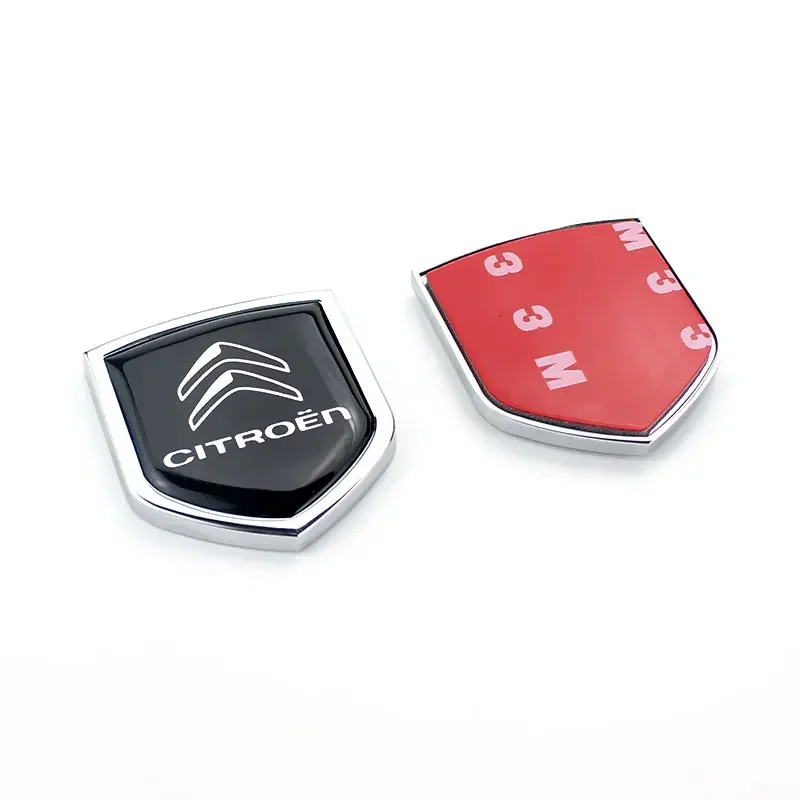 Auto Metal Sticker Shield for Citroen Xsara C3 C4 Berlingo Cactus Picasso Sega Aircross C5 Elysee Car Emblem Decoration Styling