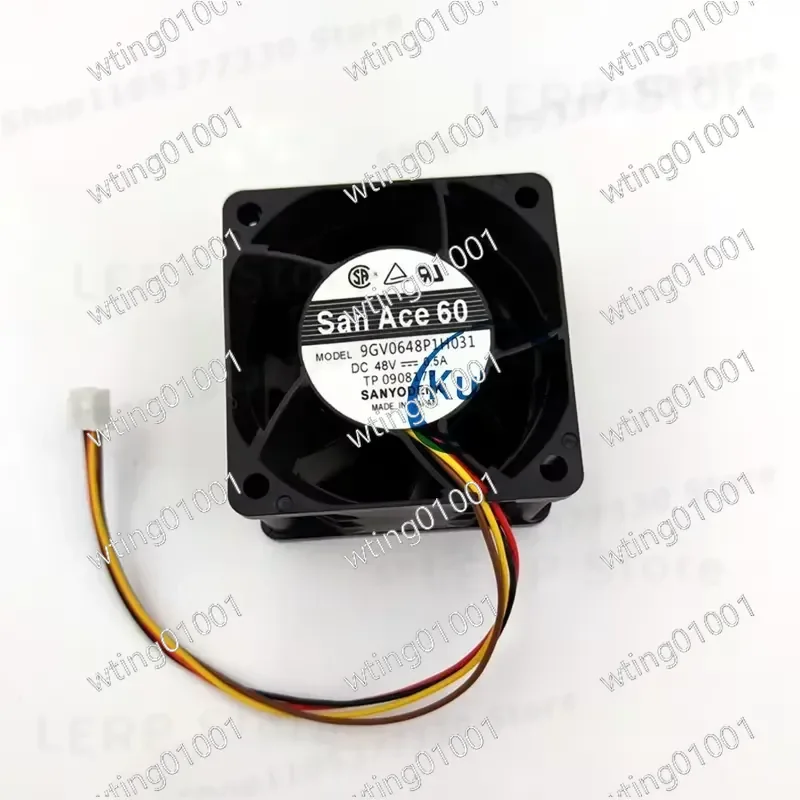 Hot Selling Replacement Blower for Sanyo 9GV0648P1H031 60x60x38mm 48VDC 0.5A High Performance Server Cooler Fan