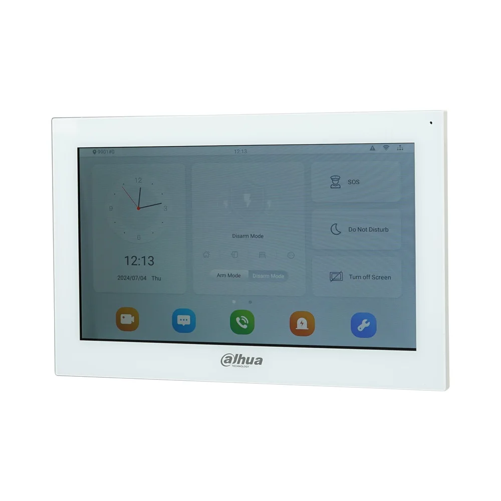 Dahua VTH5341GW-W  PoE(802.3af) Android 10-inch digital indoor monitor, Video Intercom monitor,wired doorbell monitor