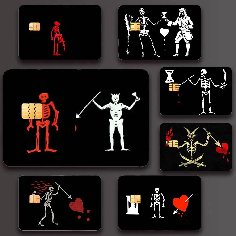 Pirate Forward Observations Group K Poster Credit Skin Cover Card Stickers 4PCS Film Bus Pass Front Decoration Bank Debit