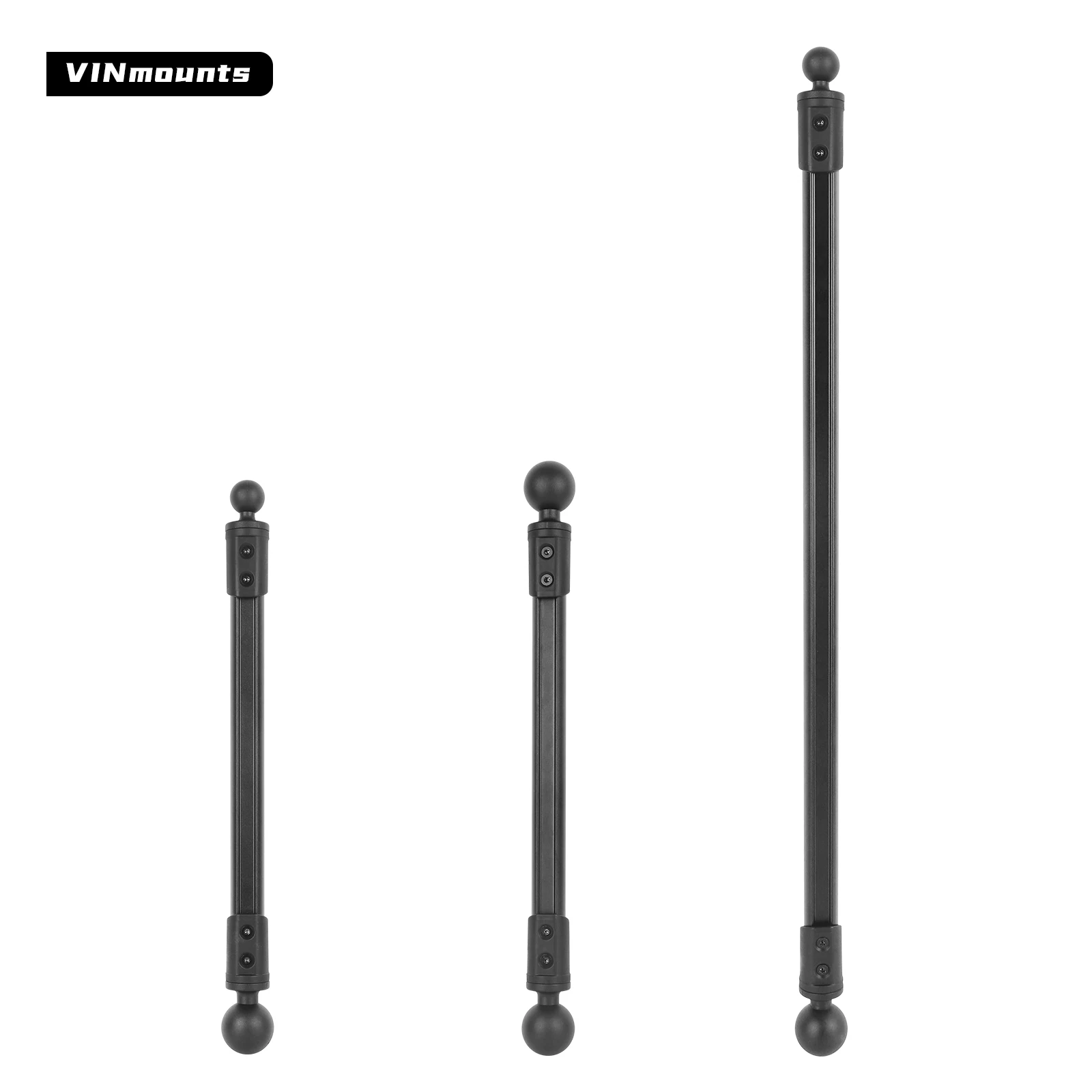300/600mm aluminum tube long pole bracket, sports camera base/different sizes of ball head/socket arm