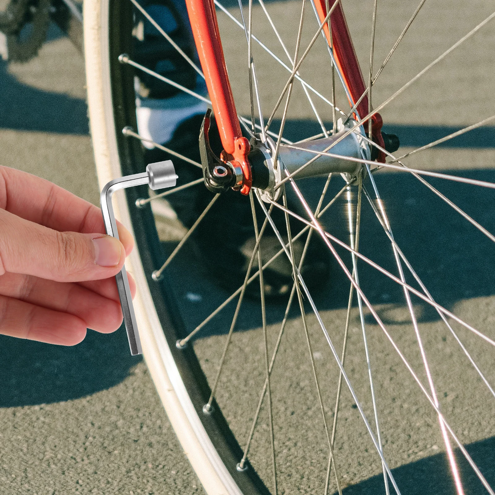 Chainring Bolt Wrench Wear Resistant Multifunction Bike Repair Tool Outdoor Crankset Spanner Cassette Removal