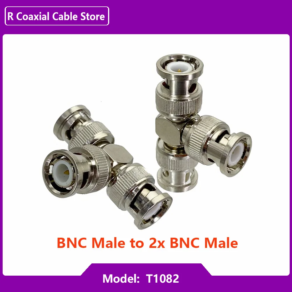 BNC para conector fêmea macho BNC, Q9 Jack Plug, 3 Way 4 Way, Tipo TL Y, Coaxial RF, Adaptador coaxial, Kit de teste Latão cobre