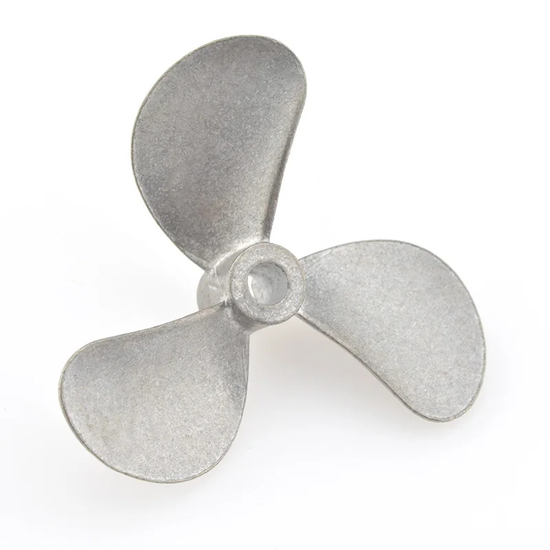 1pc 4mm Shaft Positive/Reverse 3-Blades Metal Propeller Submerged Prop 28mm 32mm 36mm 40mm 44mm 48mm for RC Boat Marine Tug Bait