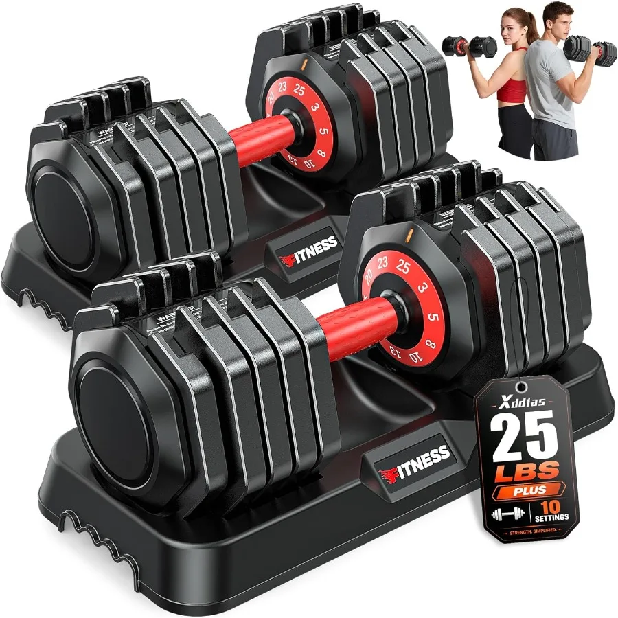 Adjustable Adjustable Dumbbell Set for Home Gym Strength Training - Aliexpress Deal