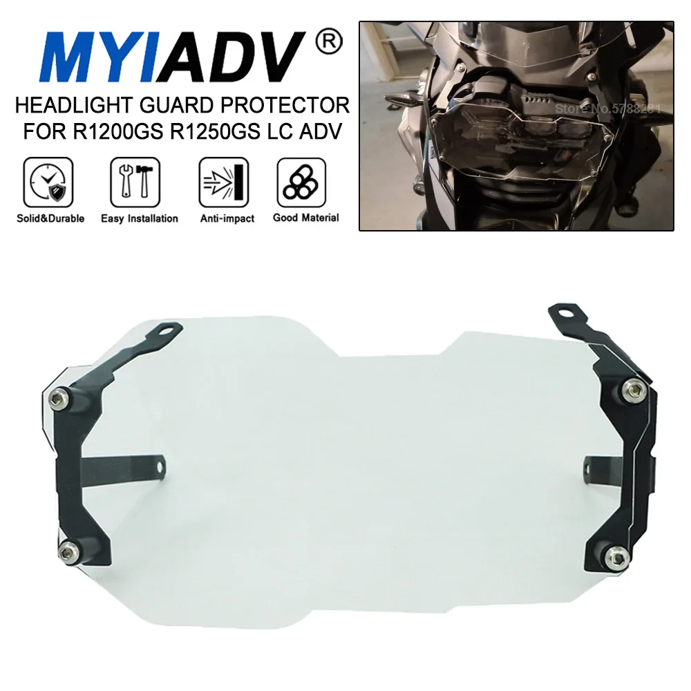 Motorcycle Headlight Guard for BMW R1200GS R1250GS GS1250 ADV LC HP 2013-2023 Head Light Lamp Protector Lens Cover