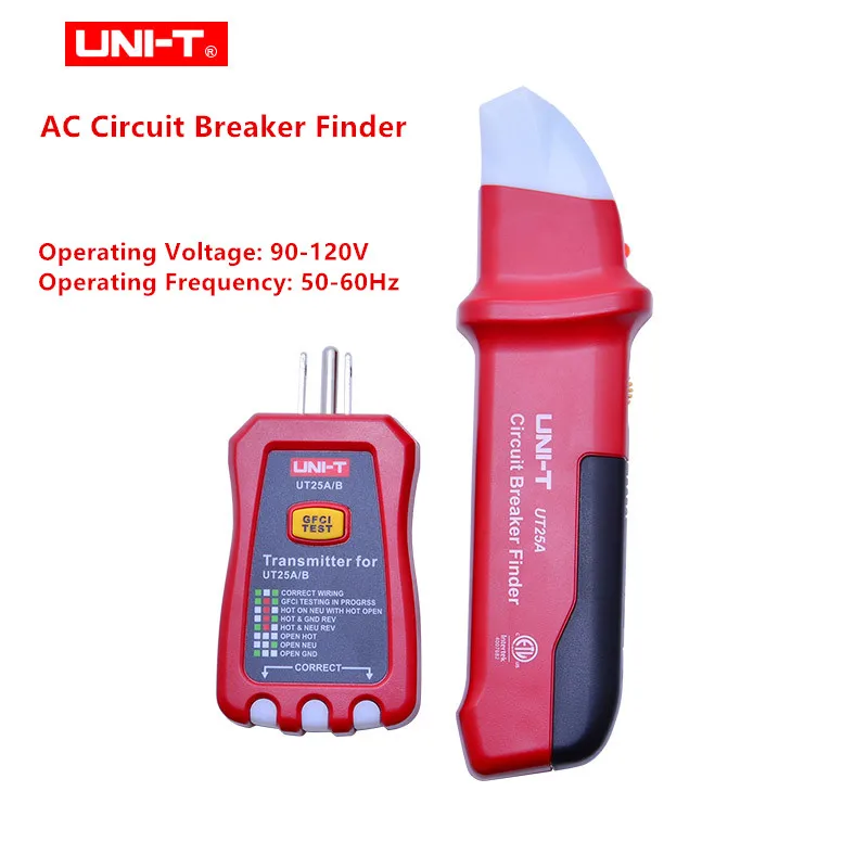 uni t disjuntor finder com indicador led tomada automatica tester ferramenta de diagnostico eletricista ut25a 110v 01