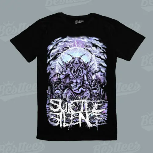 Men/Women/ Band American Deathcore Suicide Metalcore Silence Tee T-Shirt