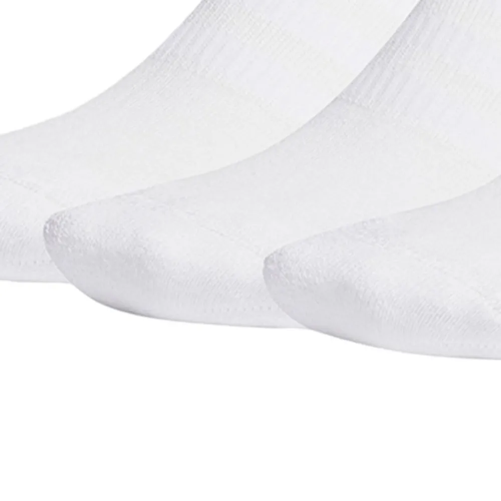 Adidas Men's and Women's Sports Socks - 3-Pack: Neon Red, Bright Blue, and Turf Green - Breathable Mid-Calf Running Socks IC1314 view 5