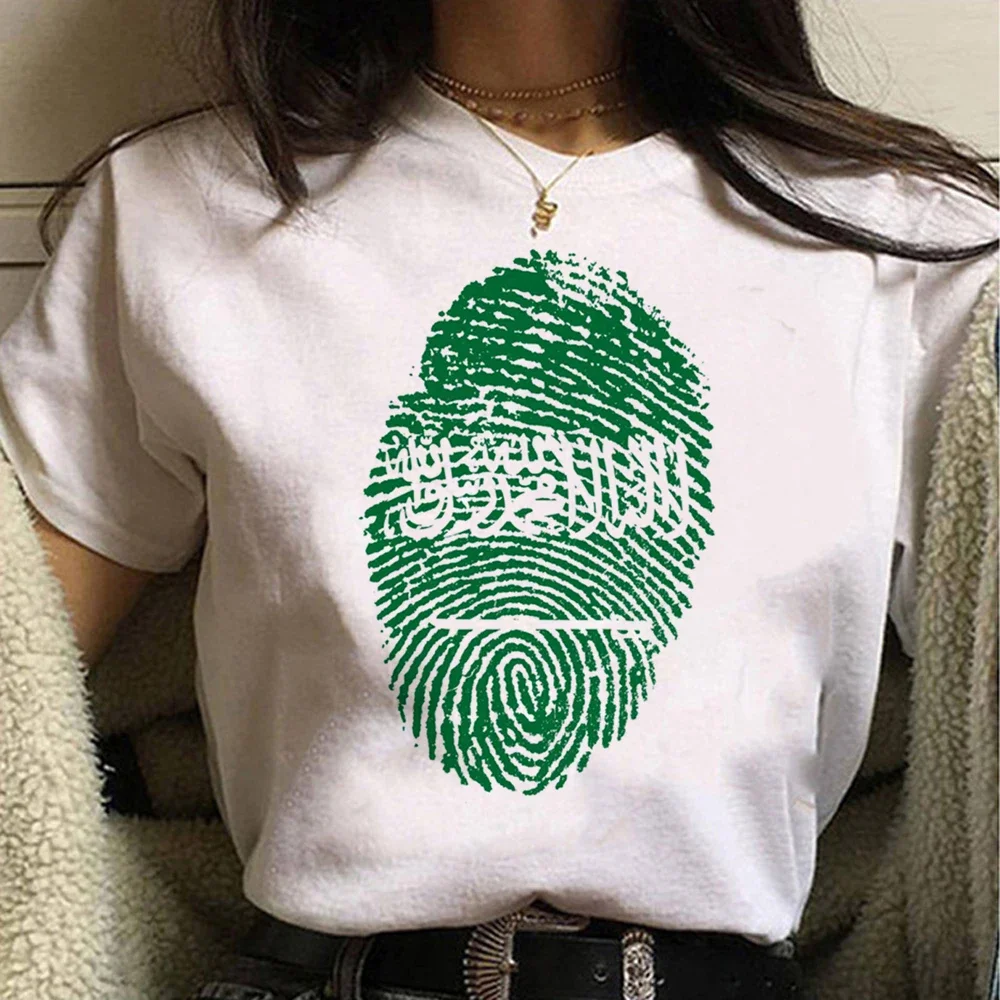 Kingdom of Saudi Arabia top women manga t-shirts girl Japanese clothing