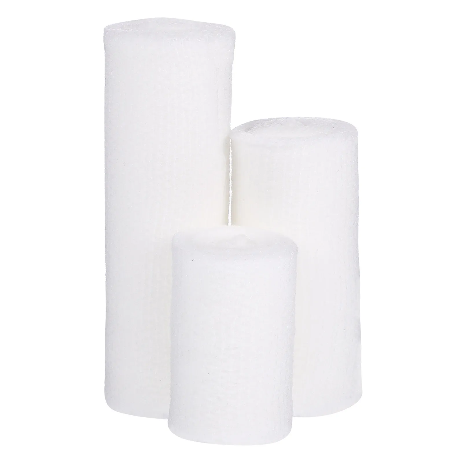 3 Rolls Elastic Sports Bandage First Aid Wrap Compression Bandages Gauze Roll Wound Care Sports Protective Wrap
