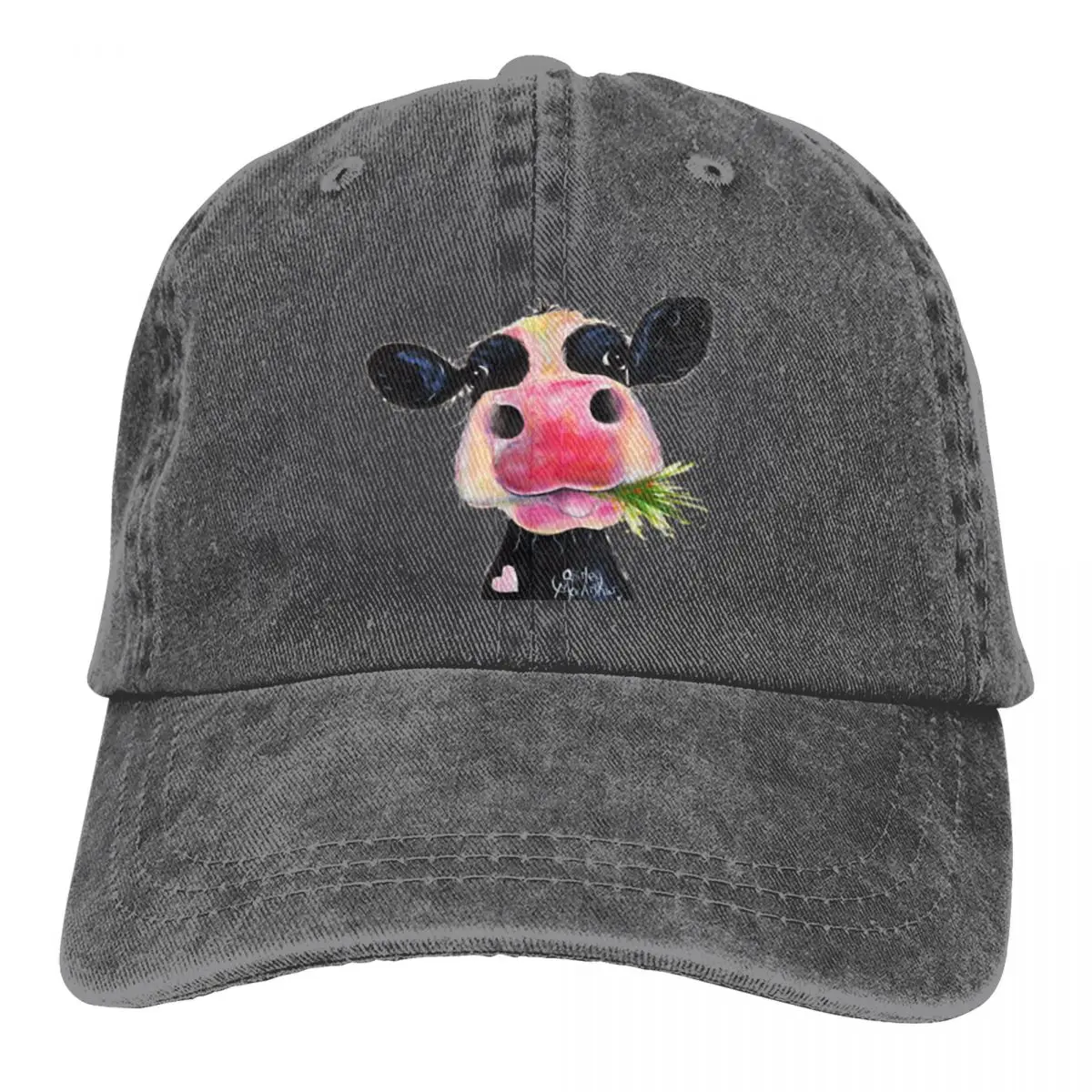 NOSEY COW PRiNT 'HURLEY BURLEY' BY SHiRLeY MacARTHuR Casual Outdoors A Baseball Cap