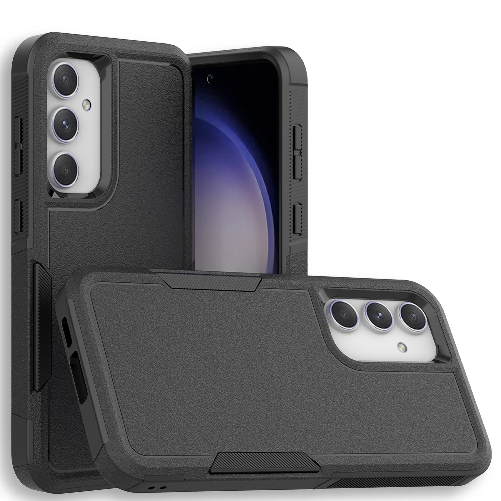 TPU/PC Case for Samsung Galaxy S23 FE 5G S23 Plus / S23 Ultra Hybrid Armor Shell 2IN1 Shockproof Phone Cover Protection