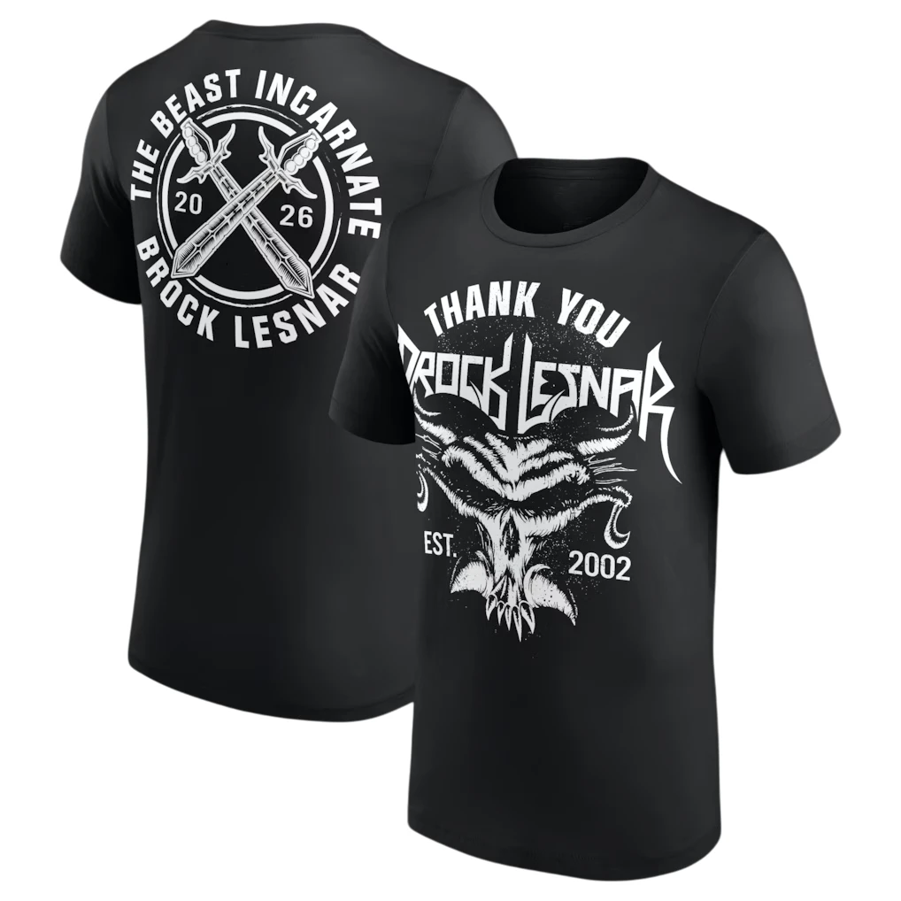 Brock Lesnar Talk Sh*t Get Hit Graphic 2026 Wrestling Fan Tshirt 100%Cotton Unisex Men‘s Women's T-Shirt Y2k Popular Casual Tee