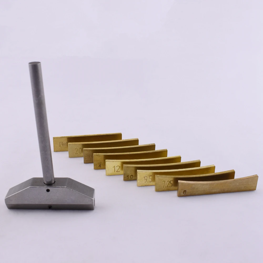 Fingerboard  Fret  Press Caul With Brass  Insert  For Guitar  Bass