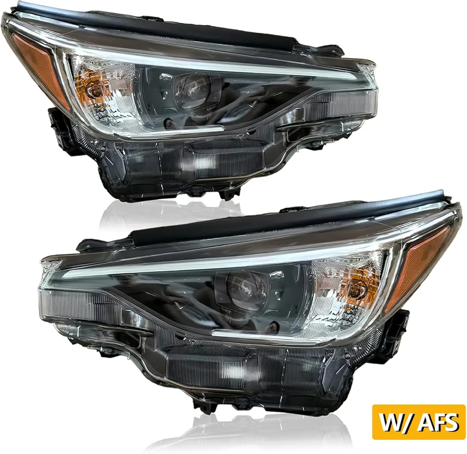 2PCS for 2024-2025 Subaru Impreza Crosstrek HeadLight Headlamp Assembly with AFS Adaptive Front Lighting System LED Lens Module