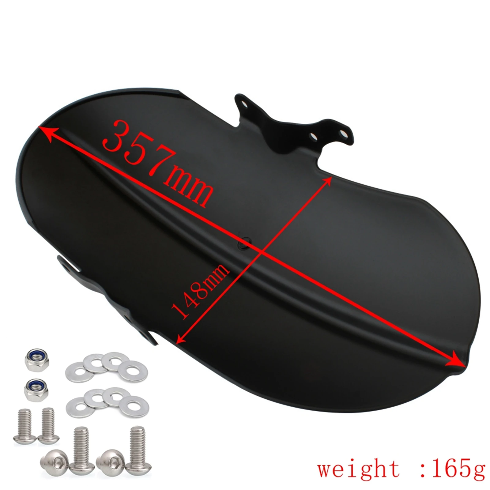 

For Triumph Bobber Bobber black Bonneville Speedmaster 1200 Motorcycle Front Mudguard Fairing Mud Guard Plate Fender Cover