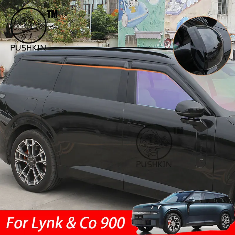 

Car Side Window Deflector Window Visor Vent For Lynk & Co 900 2025 2026 Wind Shields Sun Rain Guards Awnings Shelters