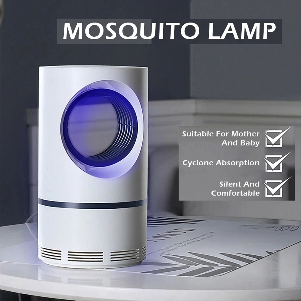 Mosquito Killer Lamp, Bug Zapper, Luz UV Elétrica, Carregamento USB, Fly Insect Trap, Moscas, Verão, Swatter, Interior, Exterior, Novo, 3000V