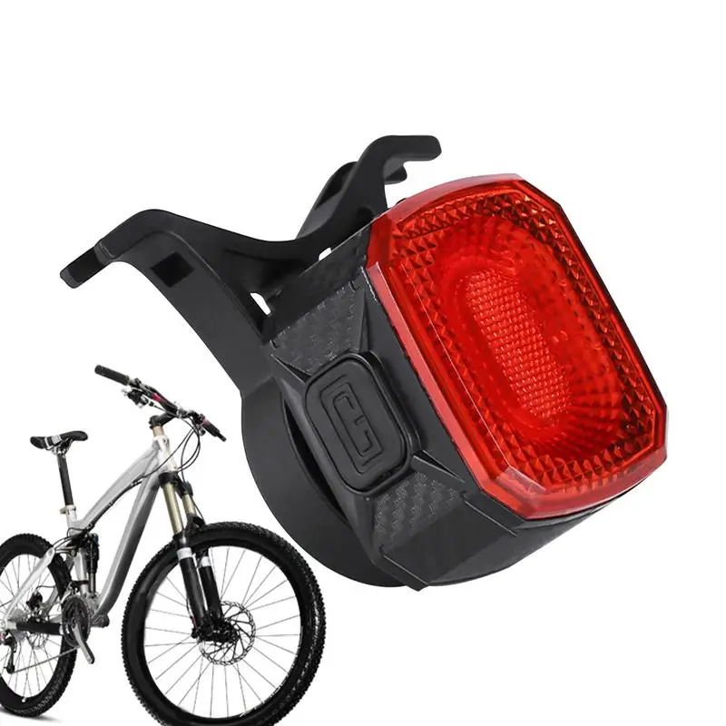 

Rear Light For Cycle Safety Flashlight 6 Modes Brake Sensor Rechargeable Lamp Warning Cycling Accessories For Daytime And Night