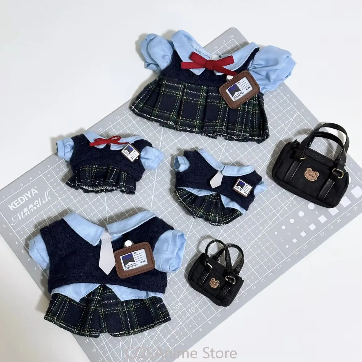 

Preppy Style Kawaii Uniform Clothes For 10cm Cotton Body Dress Up Clothes Clothing Cosplay Costume Outfit