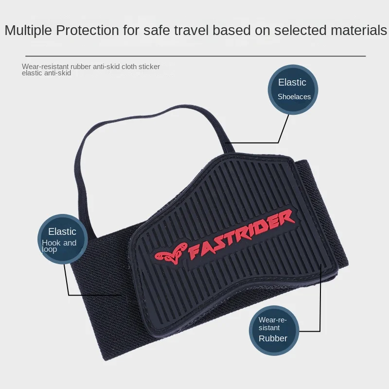 Universal Motorcycle Shoes Protective Anti-slip Moto Gear Shift Adjustable Shoe Boots Protector Shifter Guards Riding Accessorie image 4