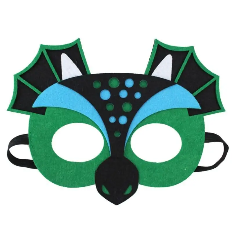 Dinosaurier Filz masken für Jungen und Mädchen, Halloween Jurassic World Dino Maske, Cosplay, Geburtstag Dinosaurier Themen Phantasie Masken