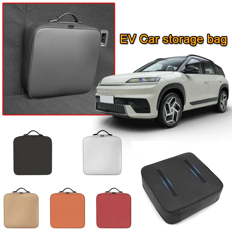 

EV Car Charging Cable Storage Box Electric Vehicle Charger Cables Carry Bag For Hyundai Elexio IONIQ 5N Nexo IONIQ6 INSTER