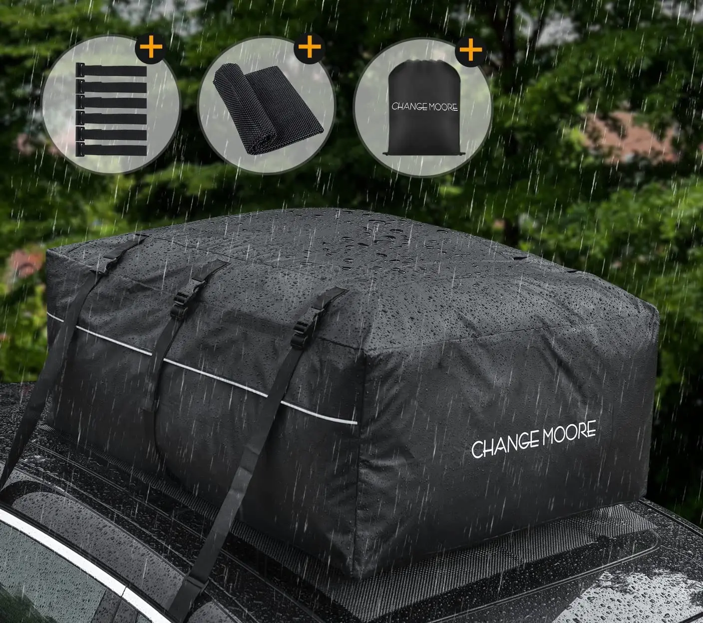 

Travel Tear-Resistant Foldable Car Roof Box Waterproof Roof Bag