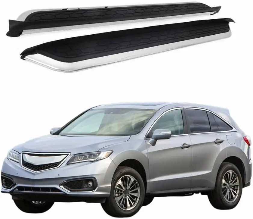 

Pair Aluminum Running Boards Compatible with Acura RDX 2013-2018 Side Steps Side Pedals Step Bars