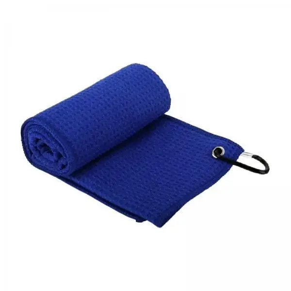 Lightweight Golf Towel with Carabiner Microfiber Absorbent Club and Ball Towel Sport Golf Accessory Gift Ready
