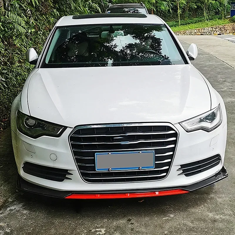 Picture 5: Front Bumper Lip Chin Spoiler Splitter Diffuser Bodykit Universal For Audi A3 A4 Q3 S3 S4 S6 B6 B7 B8 B8.5 Accessories