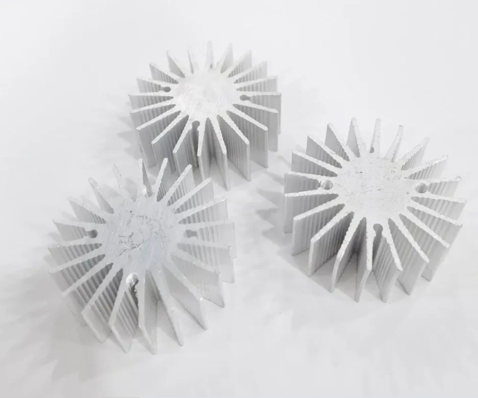10pcs LED Heatsink Radiator 36mmX15mm Aluminum 1W 3W Heat Sink for Household Lamp Heat Dissipation