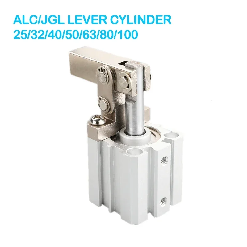 

Lever Clamping Cylinder ALC-25/32/40/50/63 Compression Rocker Arm Cylinder Air Pressure Pneumatic Mould