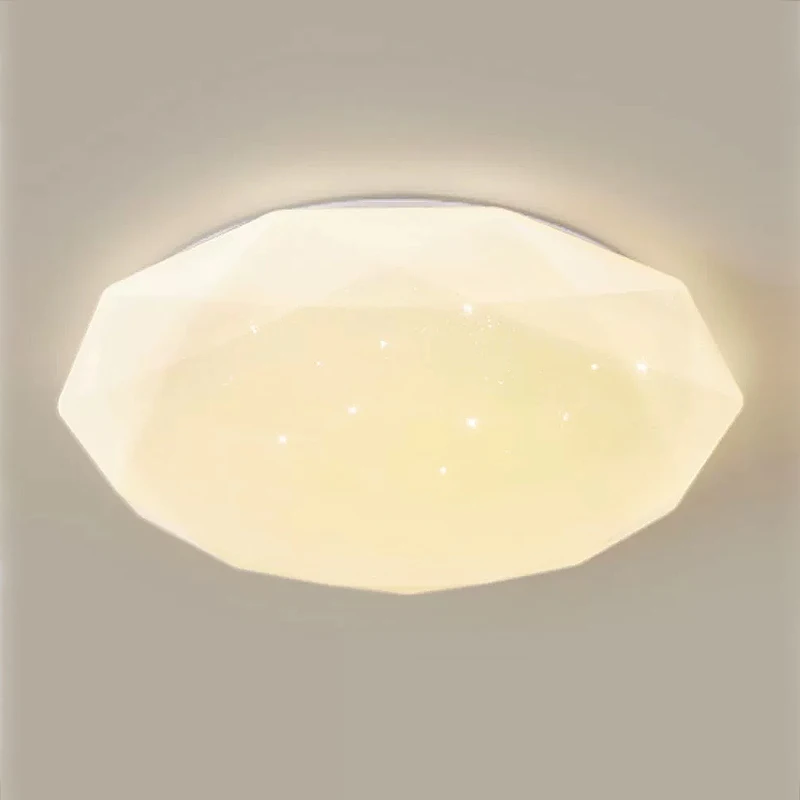 Modern Iron AC Indoor Light Emitting Diode Ceiling Light, Surface Mount Design, Suitable for Bedroom Living Room and Home