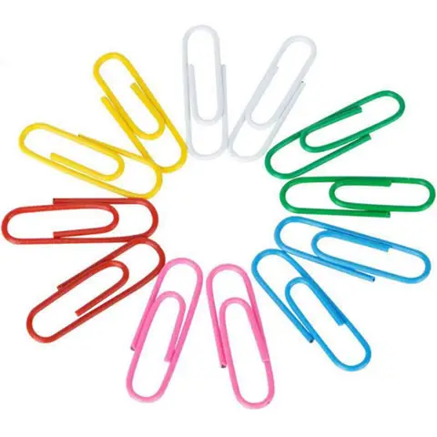 50 पीस फ़ाइल दस्तावेज़ क्लिप क्रिएटिव मिनी छोटे पेपर क्लिप प्लास्टिक पेपरक्लिप ऑफिस स्कूल दस्तावेज़ मेमो नोट्स बुकमार्क के लिए 6 best sales पेपर क्लिप्स - №4