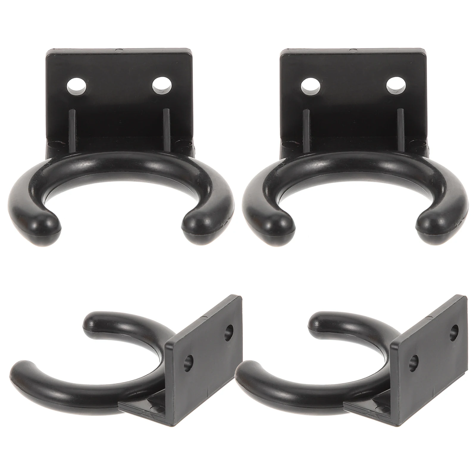 

4pcs Microphone Hanging Ring Diameter Storage Rack Wall Hanger Plastic Holder Wireless Stand Hook KTV Home Mic Accessories