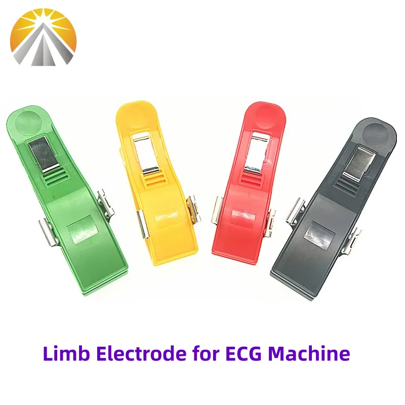 4 Stuks Elke Set Ecg Leadwire Klem Ledemaat Elektrode Vernikkelde Of Agci Vergulde Multifunctionele Voor Volwassen Patiënten Ekg Machines